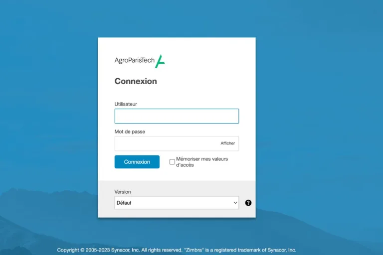 Choisir la bonne version de Zimbra AgroParisTech : Webmail, Mobile et Tactile