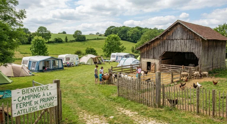 Le camping ferme  pédagogique de Prunay : une expérience enrichissante à découvrir ?