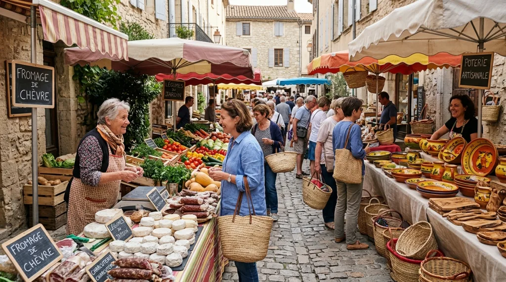 découvrez les marchés d'anduze, un lieu convivial où se mêlent produits du terroir authentiques et artisanat local, pour une expérience riche en saveurs et traditions.