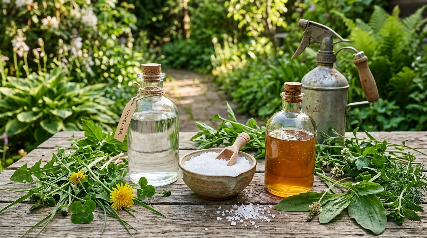 découvrez comment réaliser un désherbant naturel efficace avec du vinaigre, du sel et du produit vaisselle. apprenez le dosage idéal pour un résultat optimal et écologique.
