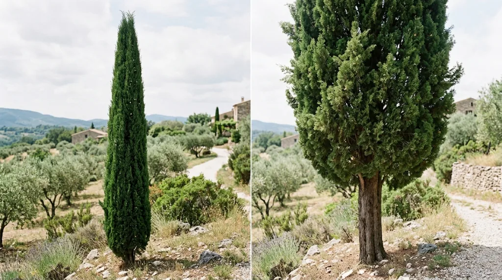 découvrez les différences entre le cyprès de florence et celui de provence, leurs caractéristiques distinctes et leurs usages dans le jardin et le paysage.