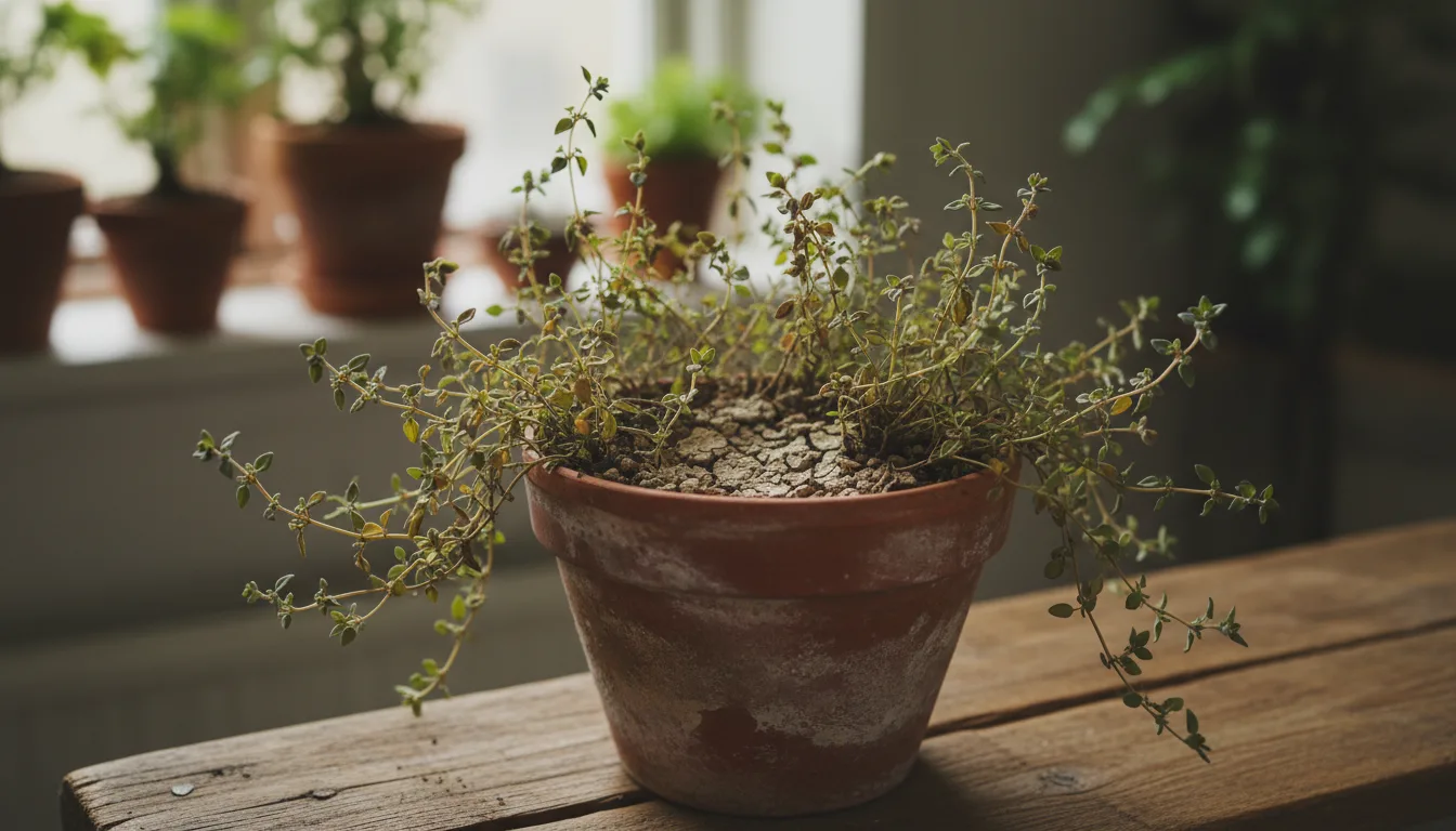découvrez pourquoi votre thym en pot se dessèche et apprenez des astuces efficaces pour le revitaliser et garder votre plante en bonne santé toute l'année.